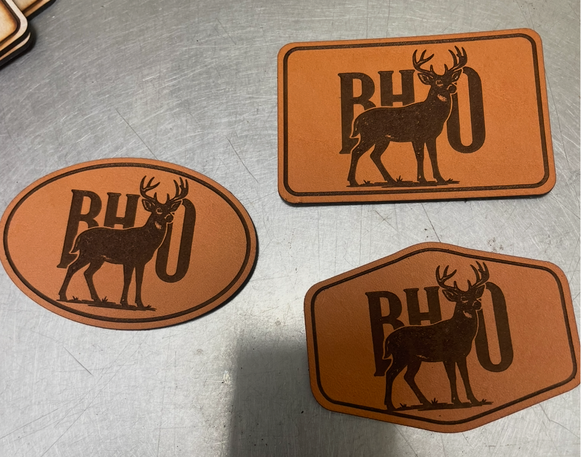 BHO (Buck Hunter Outdoors) Leather Patch