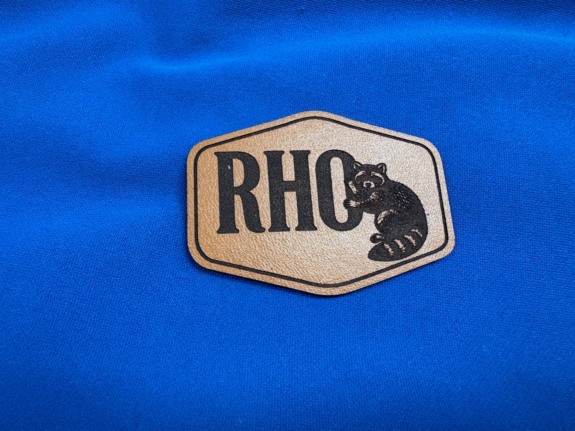 Raccoon Hunter Outdoors (RHP) Leather Hat Patch