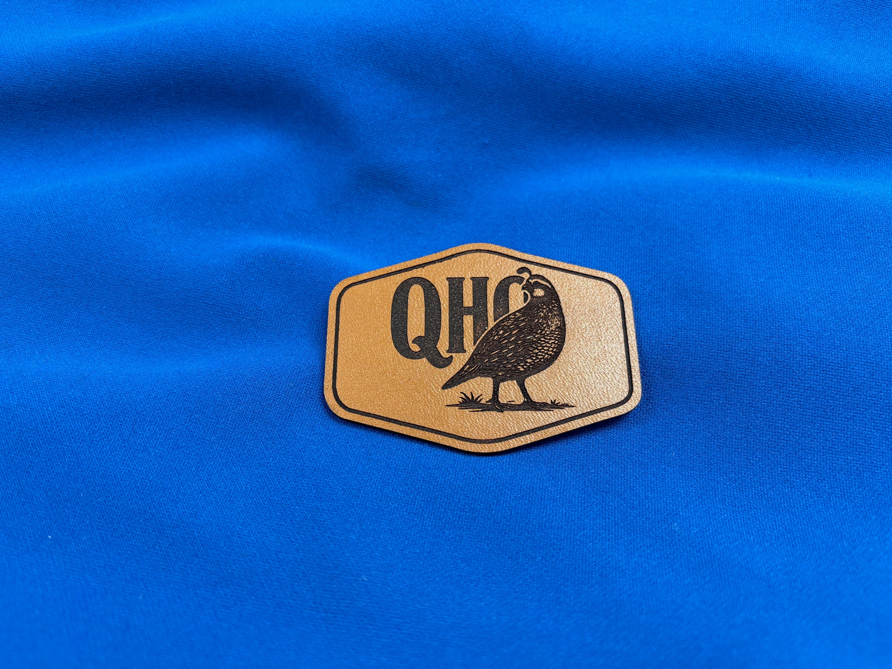Quail Hunter Outdoors (QHO) Leather Hat Patch
