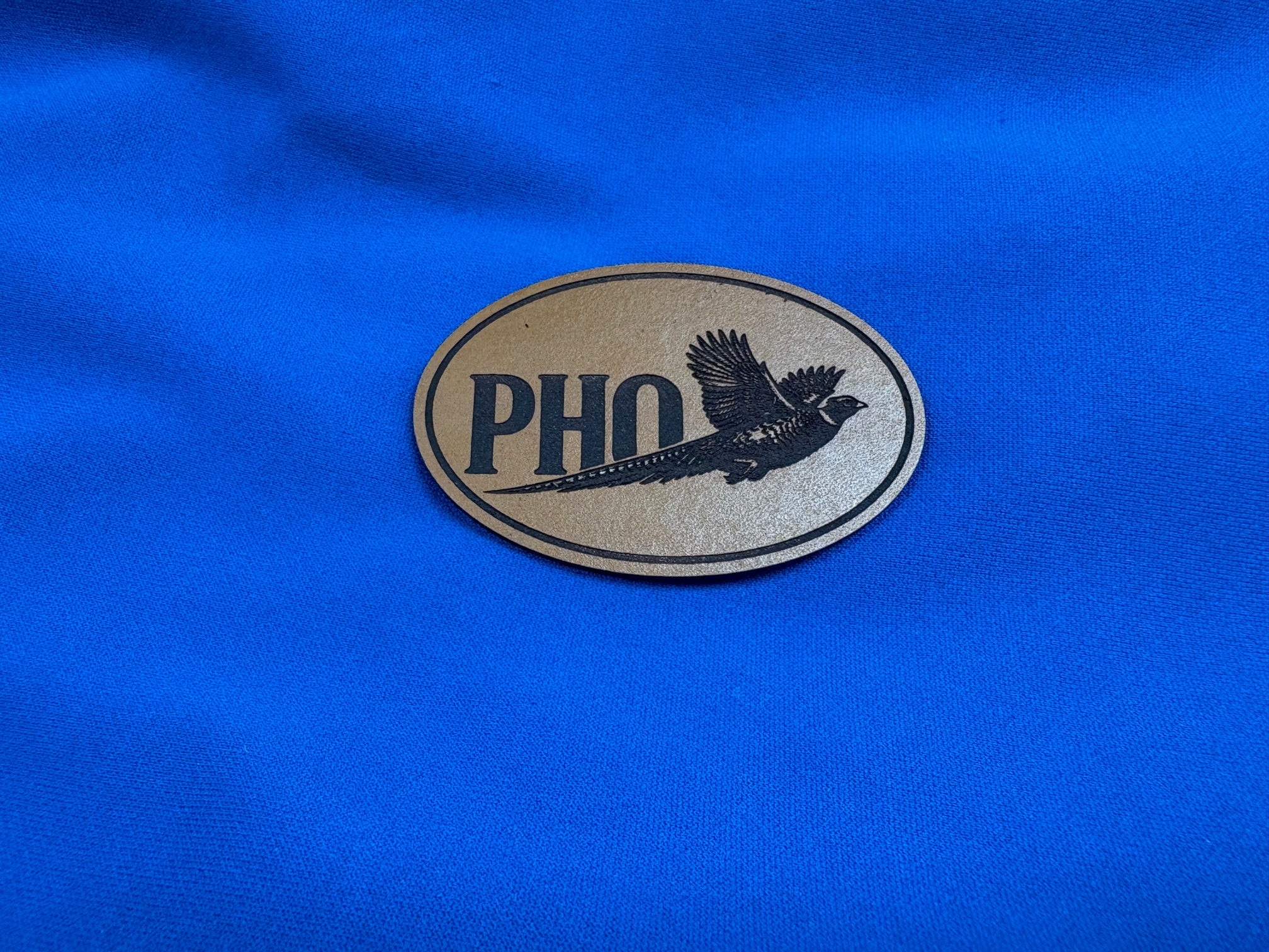 Pheasant Hunter Outdoors (PHP) Leather Hat Patch