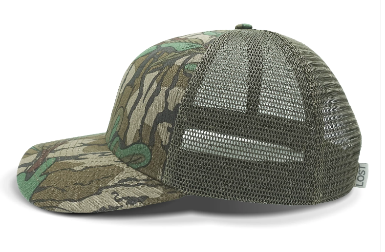 Lost Hat Co. Mossy Oak Greenleaf by Duck Hunter Outdoors Patch of Choice