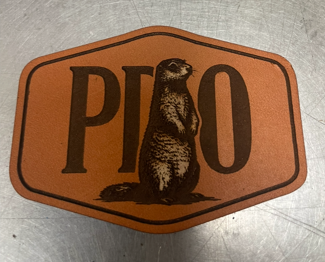 PDO (Prairie Dog Outdoors) Leather Patch